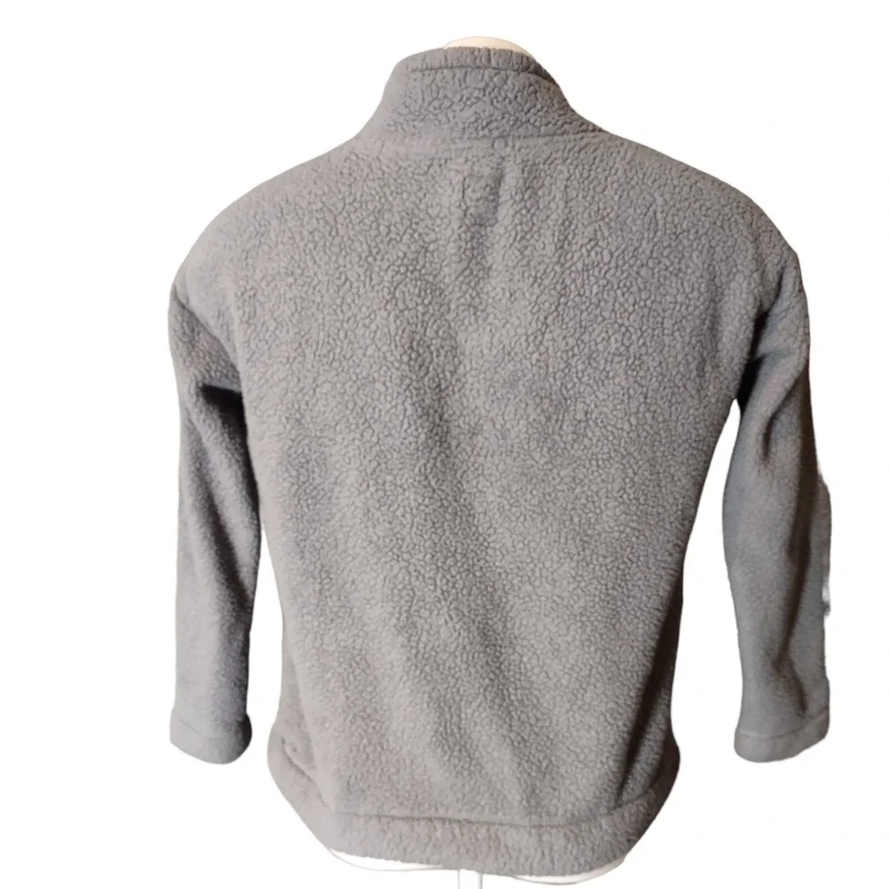 Jane and Bleecker Fleece Sweatshirt Small Womens Cozy Core Cabin Core‎ Gray Wrap